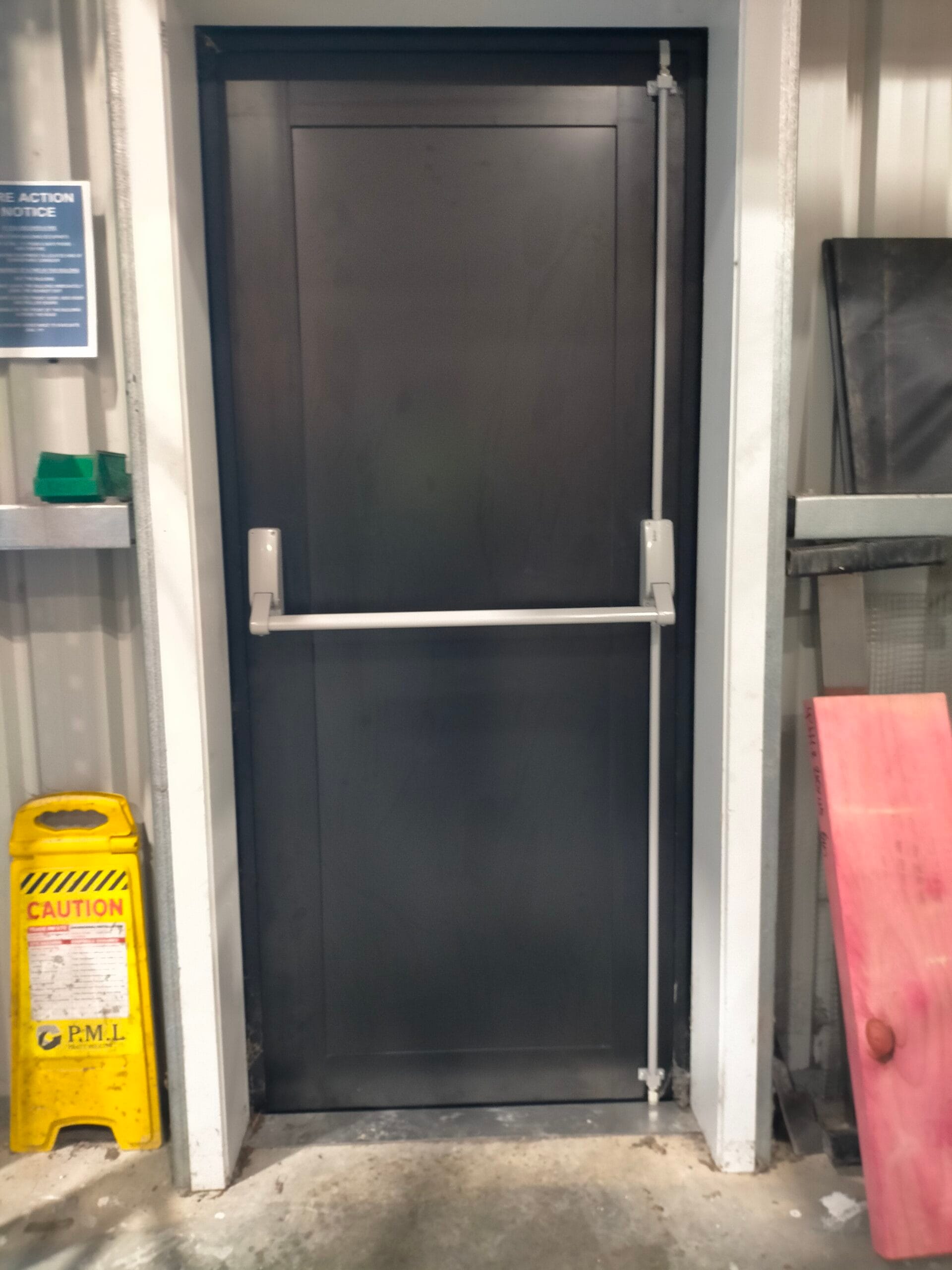 pedestrian door
